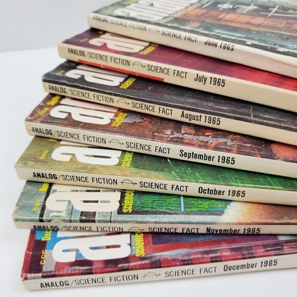 Analog Science Fiction Fact Magazines 1965, 7 Issues Jun-Dec Poul Anderson, More - Picture 7 of 11